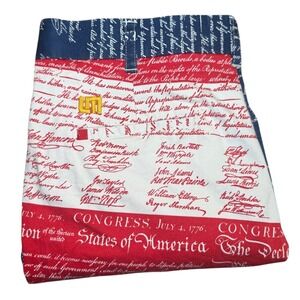 Loudmouth Golf Shorts Mens 34 Declaration of Independence Patriotic USA July 4th